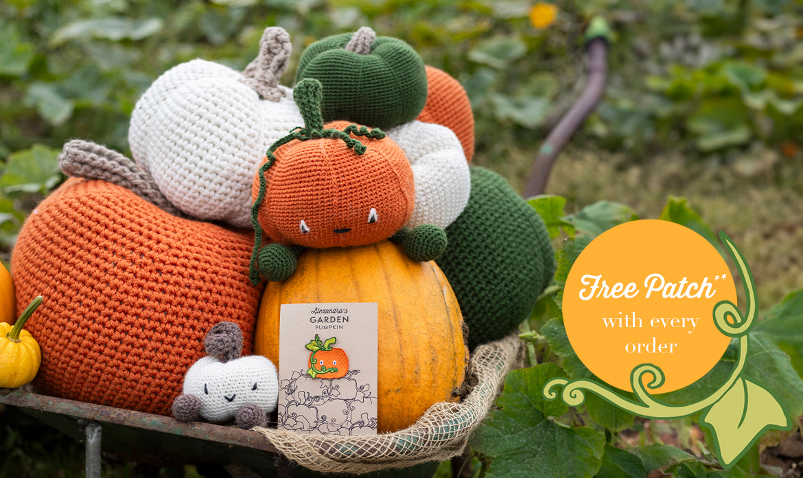 TOFT crochet pumpkins patch giveaway Kerry Lord vegetables book